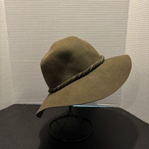 Collection Eighteen Women's Green 100% Wool‎ Floppy Boho Hat One Size Fall